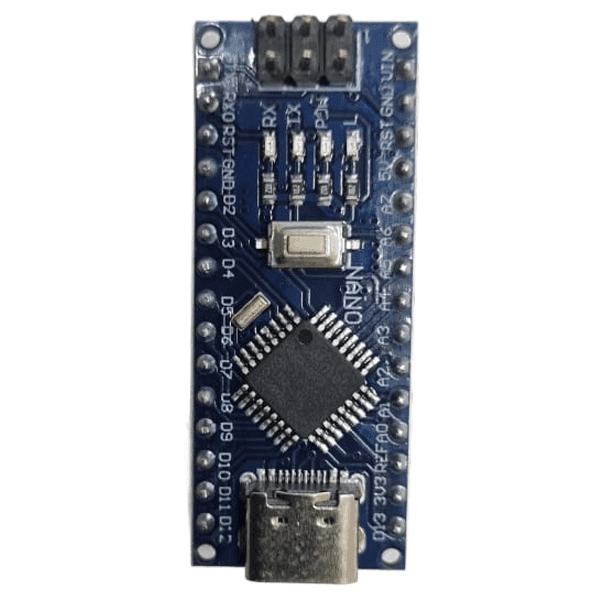 Módulo Arduino Nano Para Proyectos Compactos Con Conector Usb Tipo C Y Cable Incluido ARDNANO