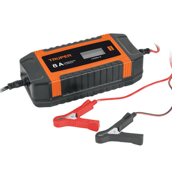 Cargador de batería 8A 12V/24V Truper CARBA-8 