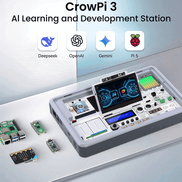 Kit de IA y Estacion de Desarrollo con RaspberryPI5 KITEDRAS5
