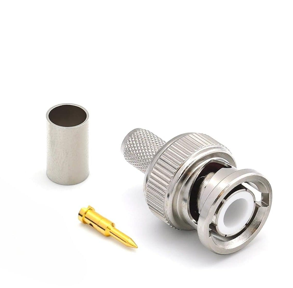 Conector Coaxial BNC Macho para Cable RG 58 UG261