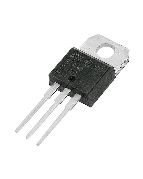 Triac Aislado 600V 16A Encapsulado To220 BTA16600