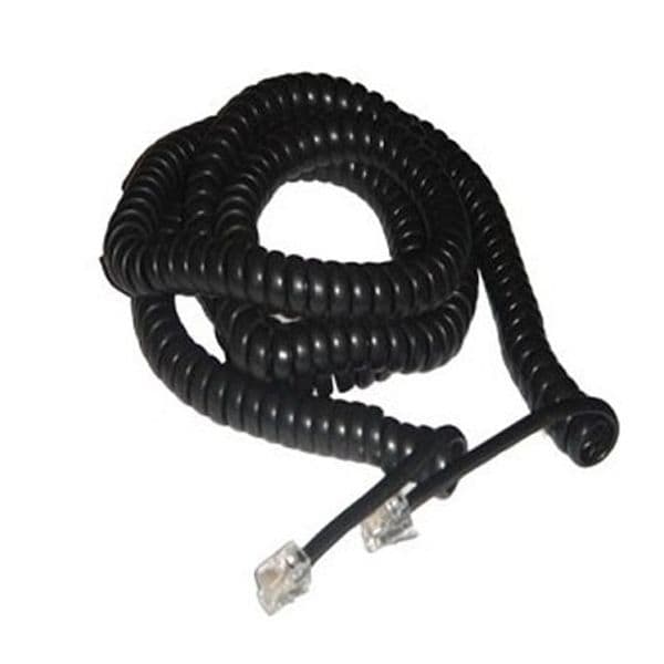 Cordón Telefónico De 4 Hilos De 7.5mt Color Negro C7.5NG