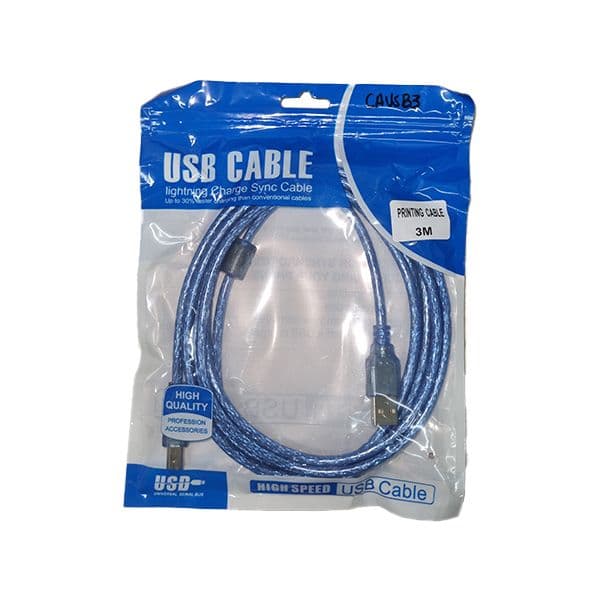 Cable Usb 2.0 Para Impresora Blindado 3m CAUSB3