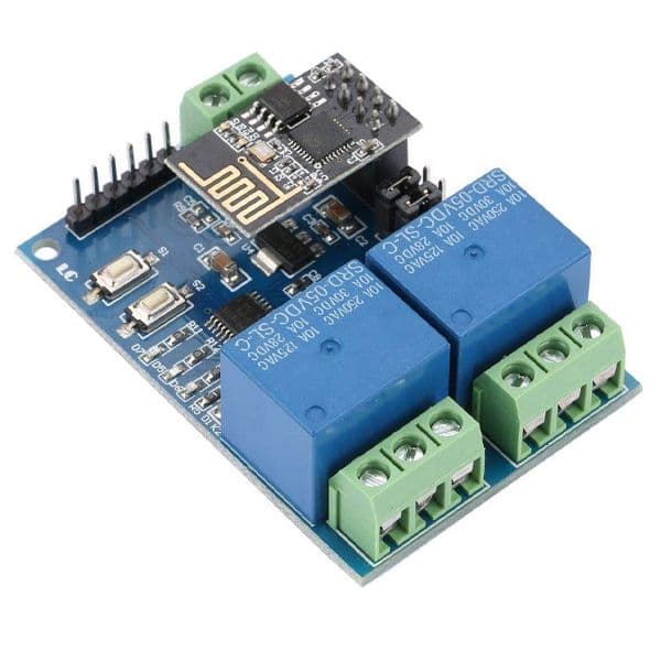 CIRF2WIFI Control WiFi De 2 salidas por Relé