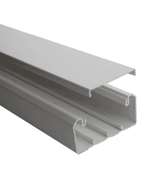 Canaleta Plástica Con Adhesivo 13mm X 7mm De 2mt De Largo CL1307