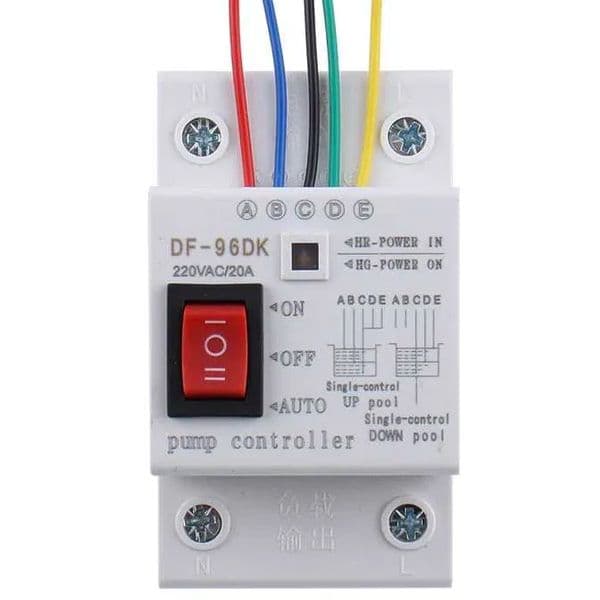 DF96D Controlador automático de nivel de líquido 10A 220Vac