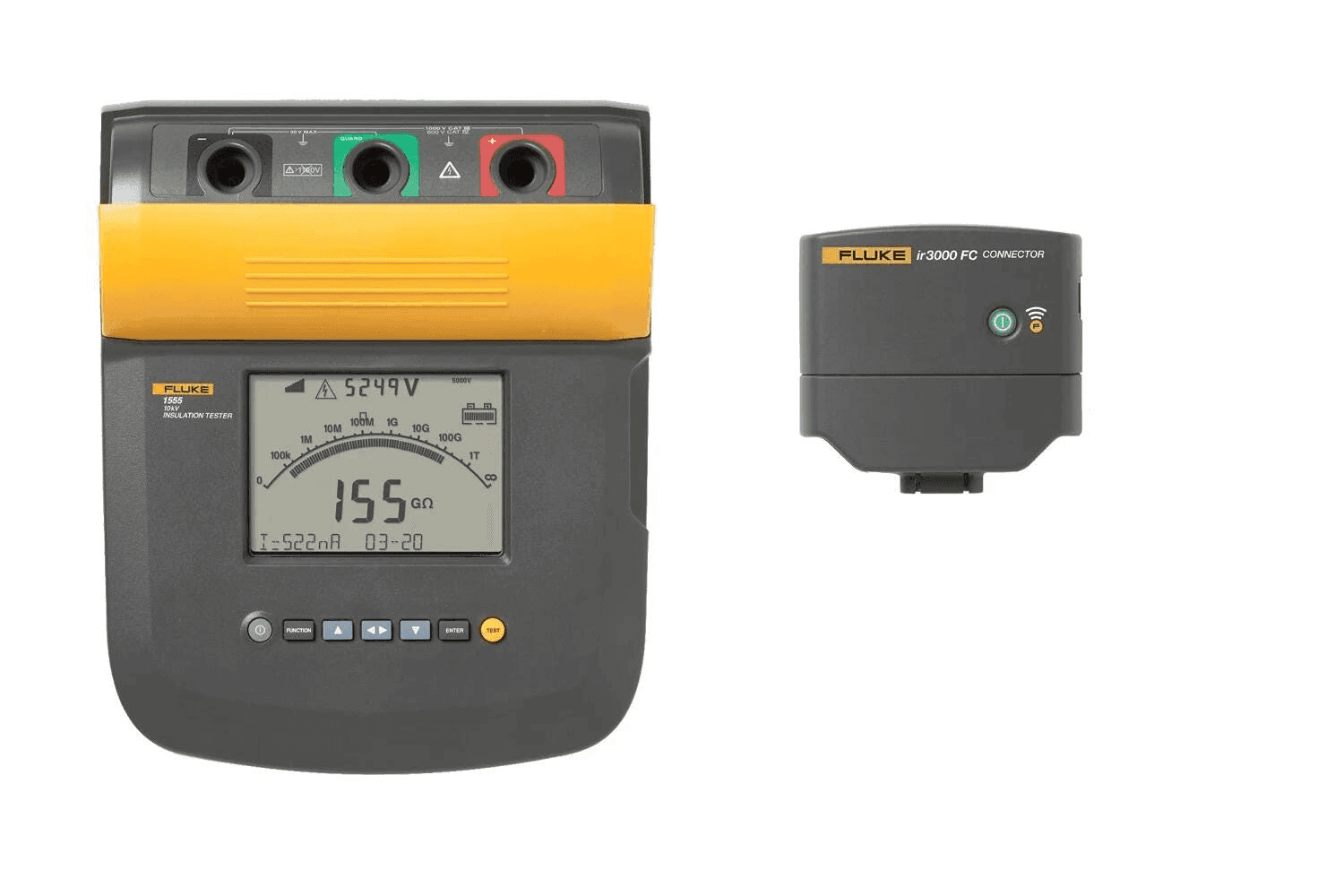 Medidor de Resistencia de Aislamiento 10Kv Fluke F1555FC