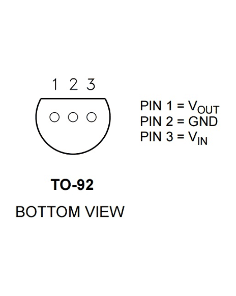 Regulador De Voltaje Positivo Encapsulado TO-92 De 3 Pines LM78L05