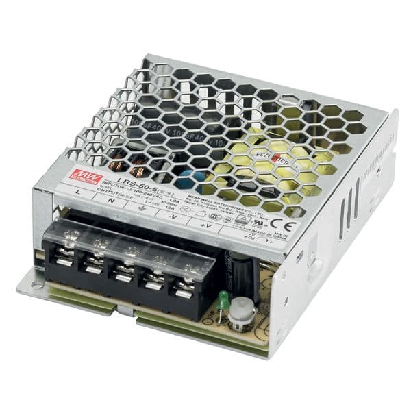 Fuente De Alimentación 5V 10A LRS50-5