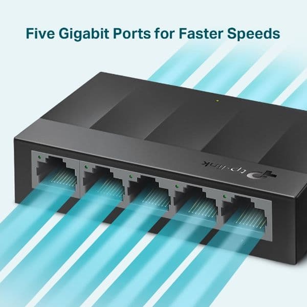 Switch De Red De 5 Puertos 10/100/1000Mbps Tp-Link LS1005G