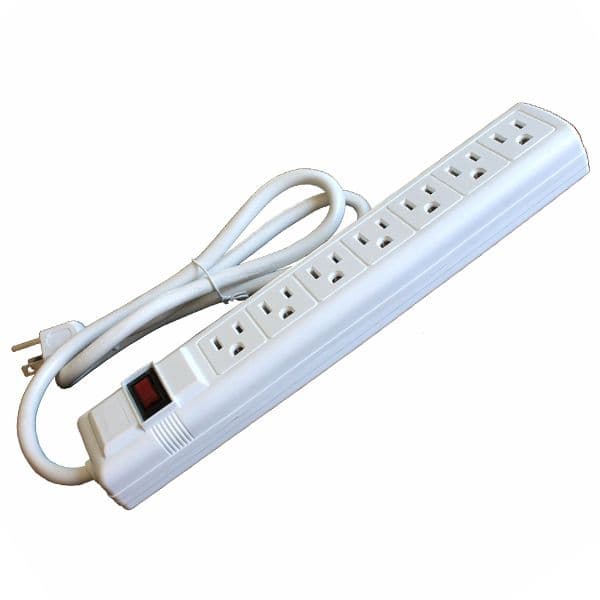 Multitoma De 7 Salidas Con Supresor De Picos MTR7