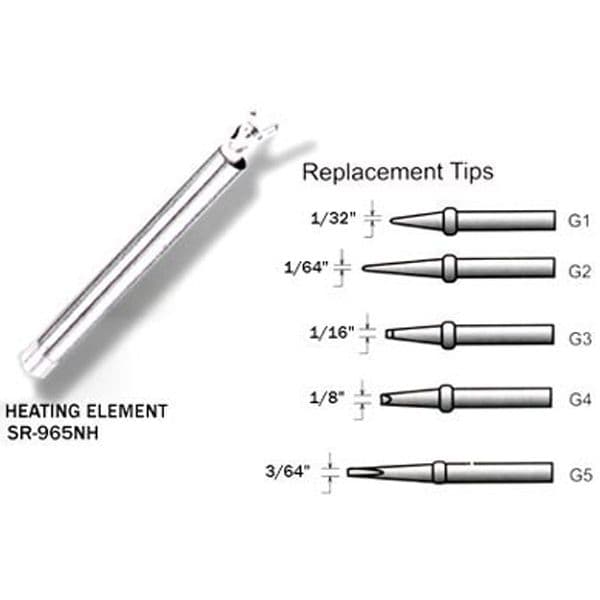 PTAG1 Punta cerámica soldador Solomon 0.8mm