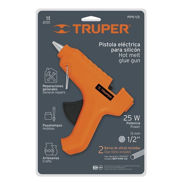 Pistola De Silicona 25W Para Barra De 1/2" Truper PTSIL-TRUPER