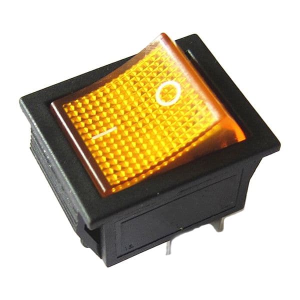 Suiche Balancin Amarillo On-Off Dpst SR1011