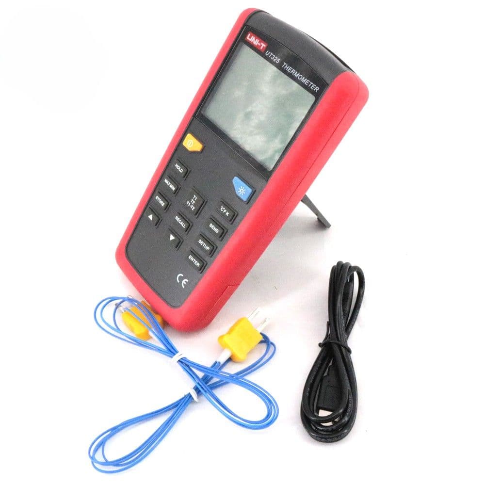 Termometro De Doble Entrada Unit UT325