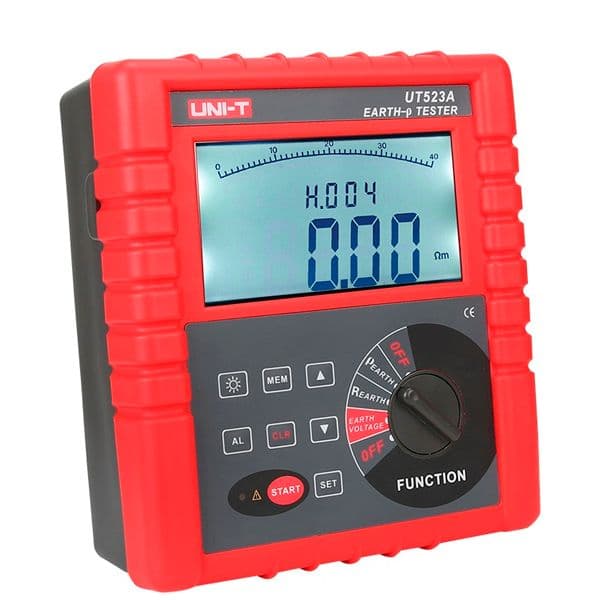 Probador De Resistividad De Suelo De Resistencia a Tierra Uni-Trend UT523A