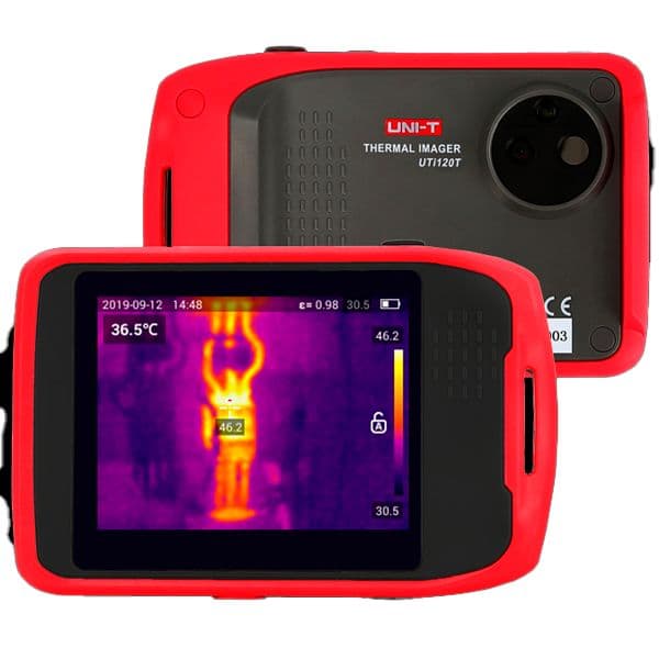 Cámara térmica de bolsillo LCD 3.5'' -20~400 °C Unit UTI120T