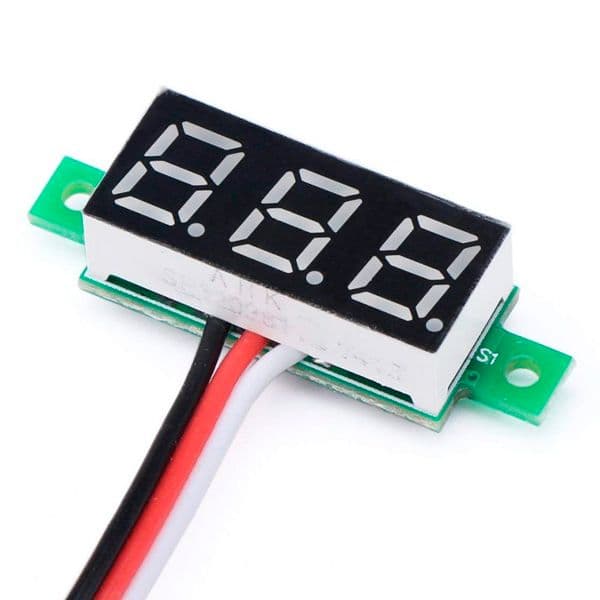 Voltímetro Digital Con Display DC 2.5-30V VD100DC