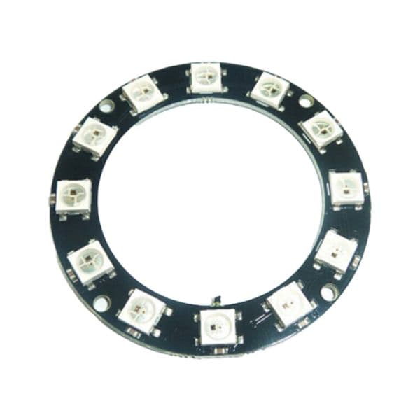 Aro De 12 Led 5050 Neopixel RGB Diámetro 50mm WS2812B