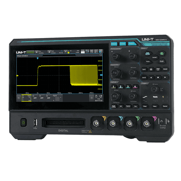 Osciloscopio de Señal Mixta de Alta Resolución 150 MHz Uni-Trend MSO1154HD Osciloscopio de Señal Mixta de Alta Resolución 150 MHz Uni-Trend MSO1154HD