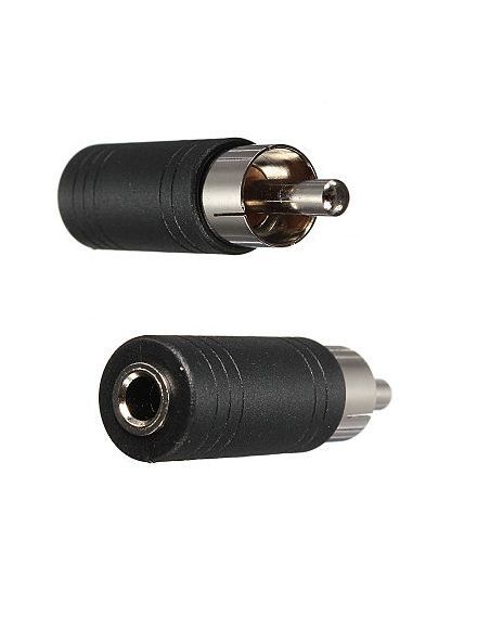 Electrónica: ADAPTADOR RCA 1 PLUG A 2 JACK AEREO PLASTICO