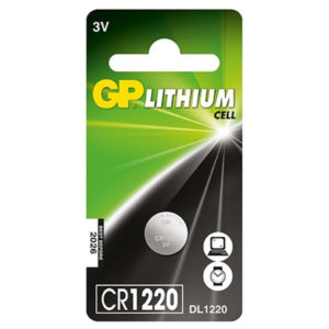 Pila De Litio 3V 36mAh GP CR1220