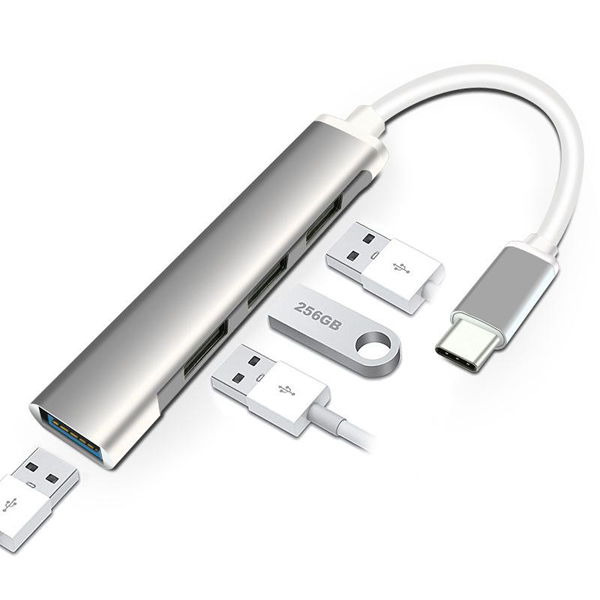 HUB SPEEDMIND SMHUBC02 USB TIPO C A 4 PUERTOS USB 3.1