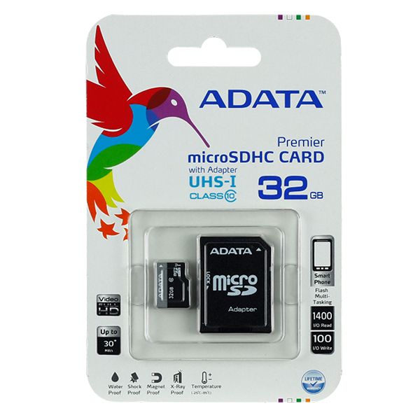 Memoria Micro SD 32GB Clase 10 ADATA MSD32GB - Compel S.A.