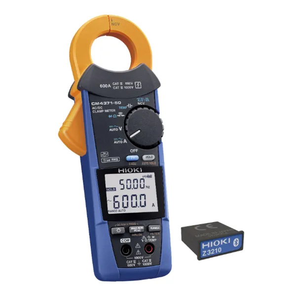 Pinza Amperimétrica Ac/Dc 600A Bluetooth Hioki CM4371-90