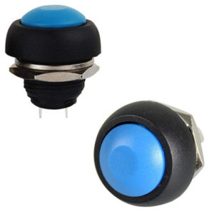 Pulsador Azul 12mm NO IP40 1A 250V SW736BL