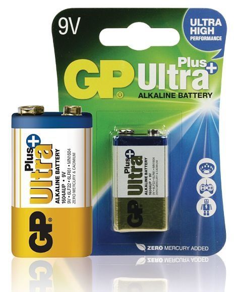 Pila Cuadrada Alcalina De 9V GP ALK9V - COMPELSA, Tienda electrónica, Medellín