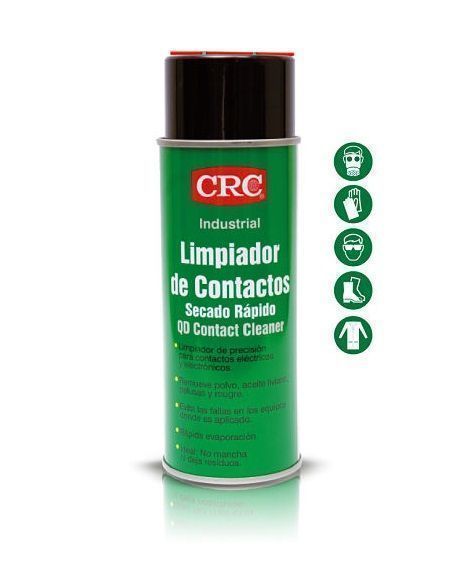 Limpiador Industrial De Contactos Eléctricos y Electrónicos CRC CRCQD