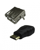 Conectores USB y HDMI